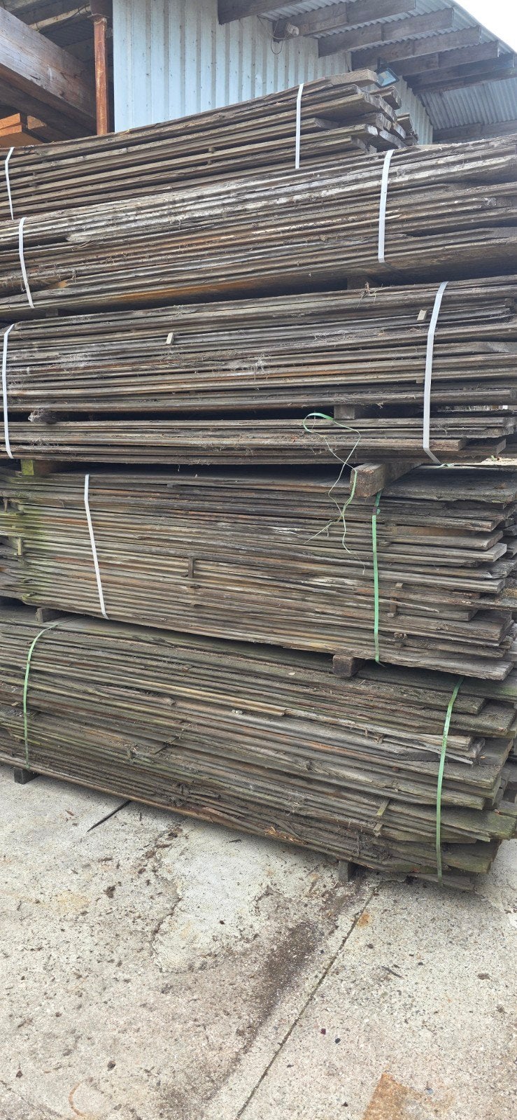 Gebruikte Azobe damwandplanken - 110 m2, Gebruikt, 25 tot 50 mm, Ophalen of Verzenden, 200 tot 250 cm