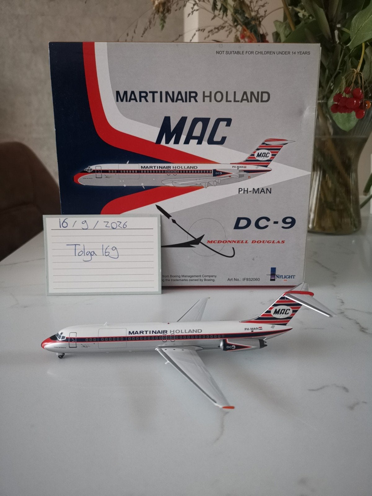 Martinair Holland DC-9-30 Inflight200 IF932060 1:200 reg. PH, Overige merken, 1:200 of kleiner, Nieuw, Ophalen of Verzenden