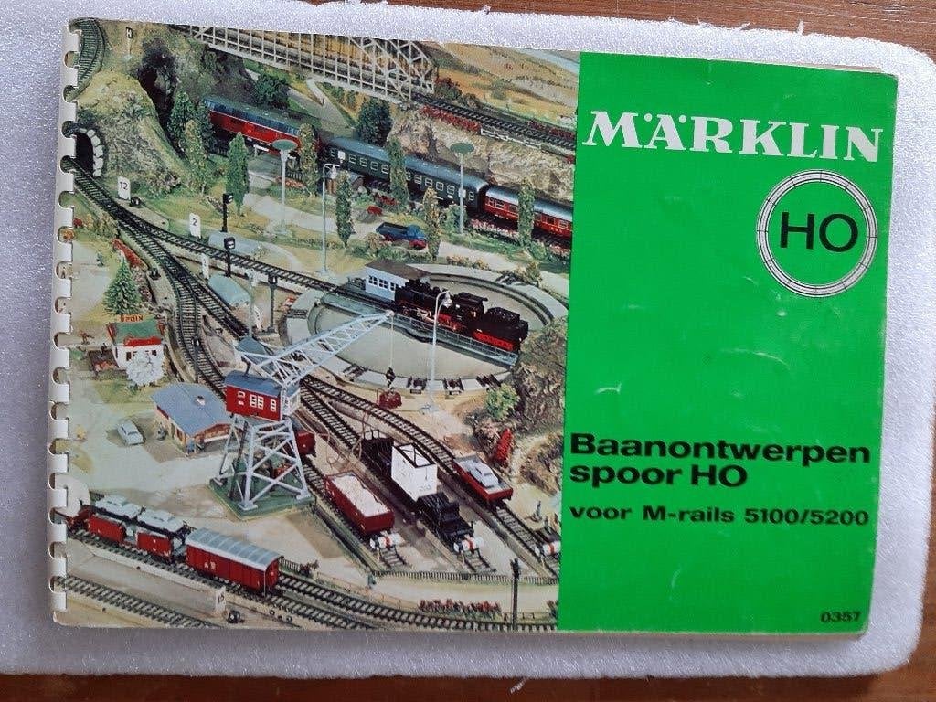 Marklin  Baanontwerpen spoor HO Catalogus 0357, Hobby en Vrije tijd, Wisselstroom, Gebruikt, Märklin, Boek, Tijdschrift of Catalogus