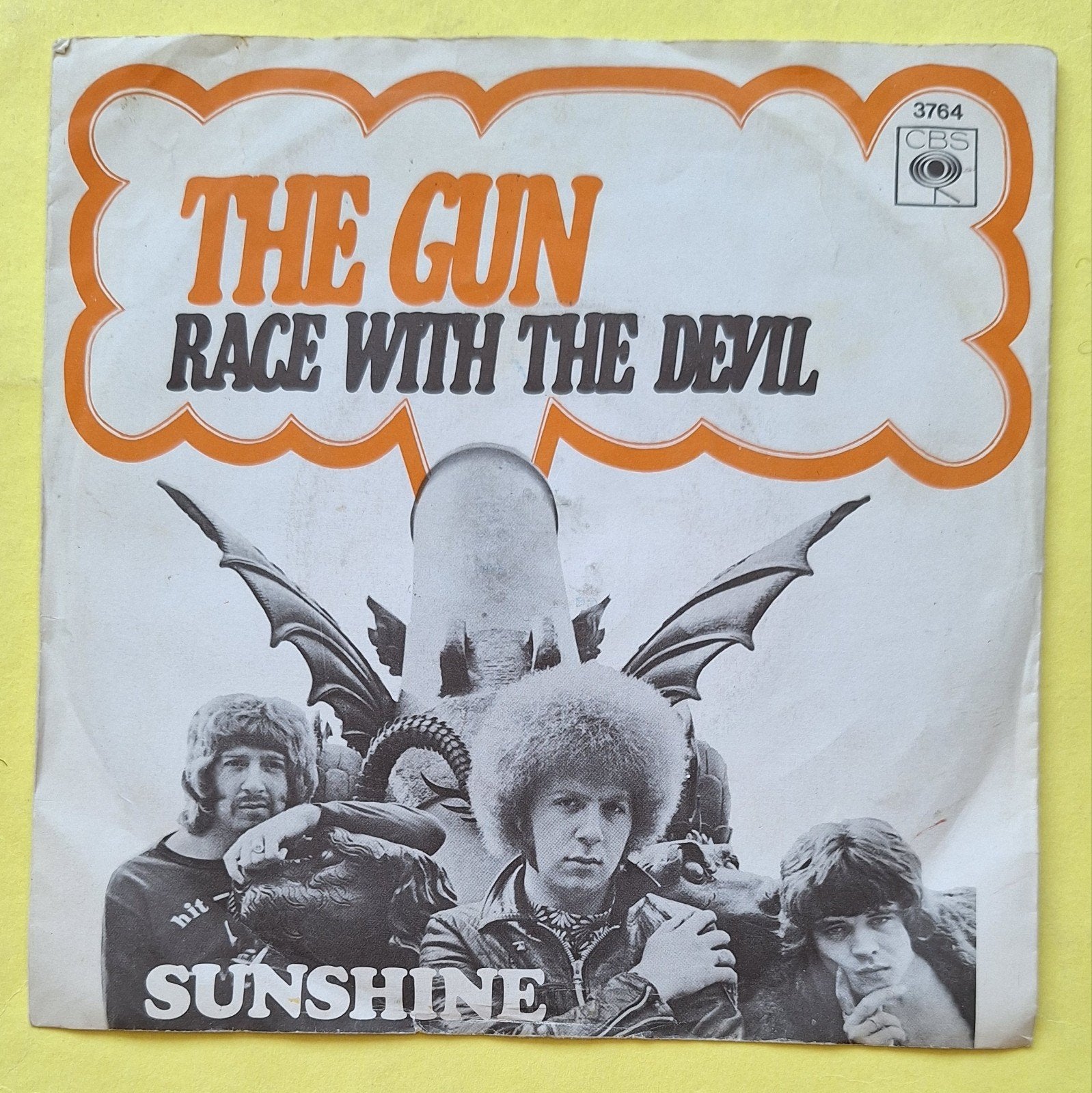 The Gun - Race With The Devil / Sunshine (Vinyl, 7 " 1968, Gebruikt, 7 inch, Ophalen of Verzenden, EP