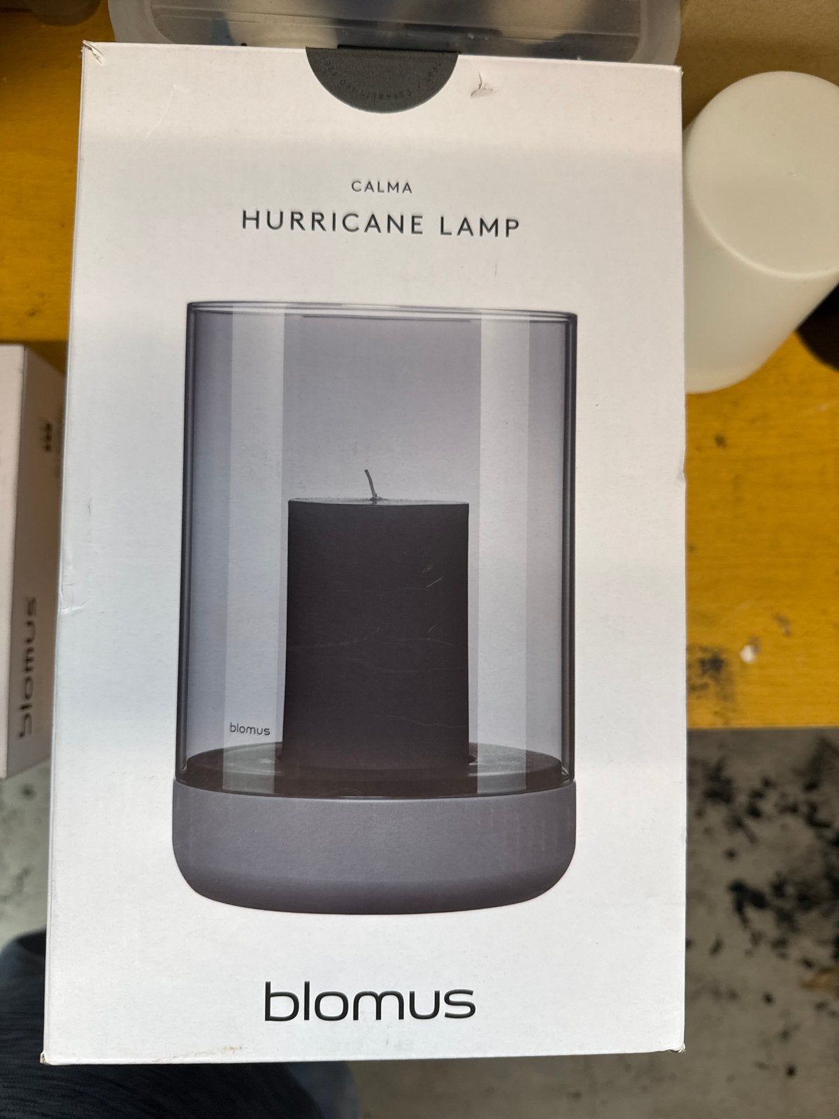 Blomus Calma Hurricane Lamp - Stijlvolle Kandelaar, Overige materialen, Nieuw, Ophalen of Verzenden, Grijs