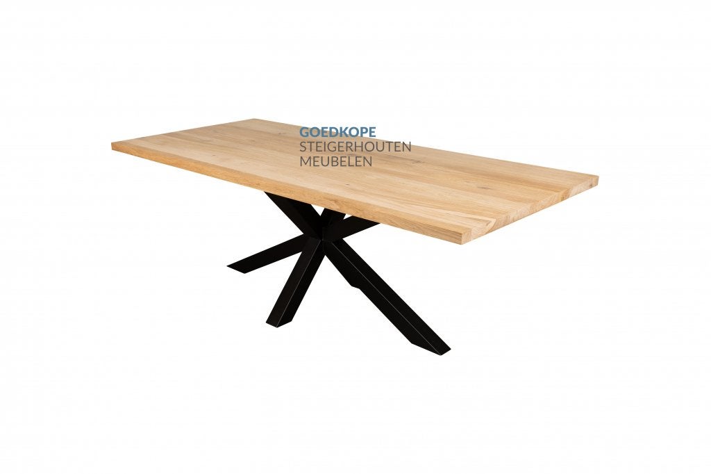 Eikenhouten tafel Eiken Boomstamtafel Eikenhout tafel, Niet ingevuld, 100 tot 150 cm, Nieuw, Ophalen of Verzenden