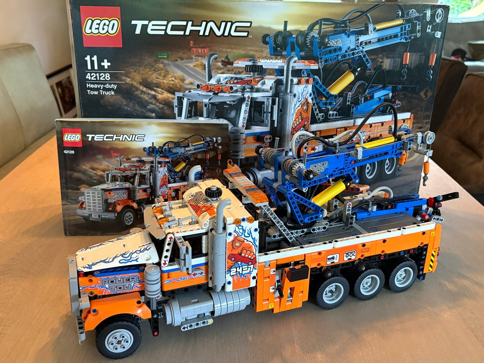 LEGO Technic 42128 Zware Takelwagen compleet!, Compleet, Lego, Ophalen of Verzenden, Zo goed als nieuw