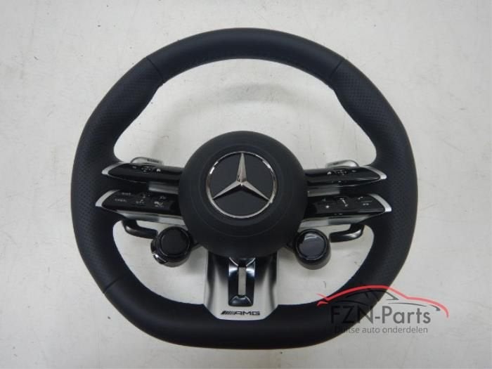 Mercedes-Benz C63 E63 AMG Stuur Leer Geperforeerd MF+F1 met, Auto-onderdelen, Ophalen of Verzenden, Gebruikt