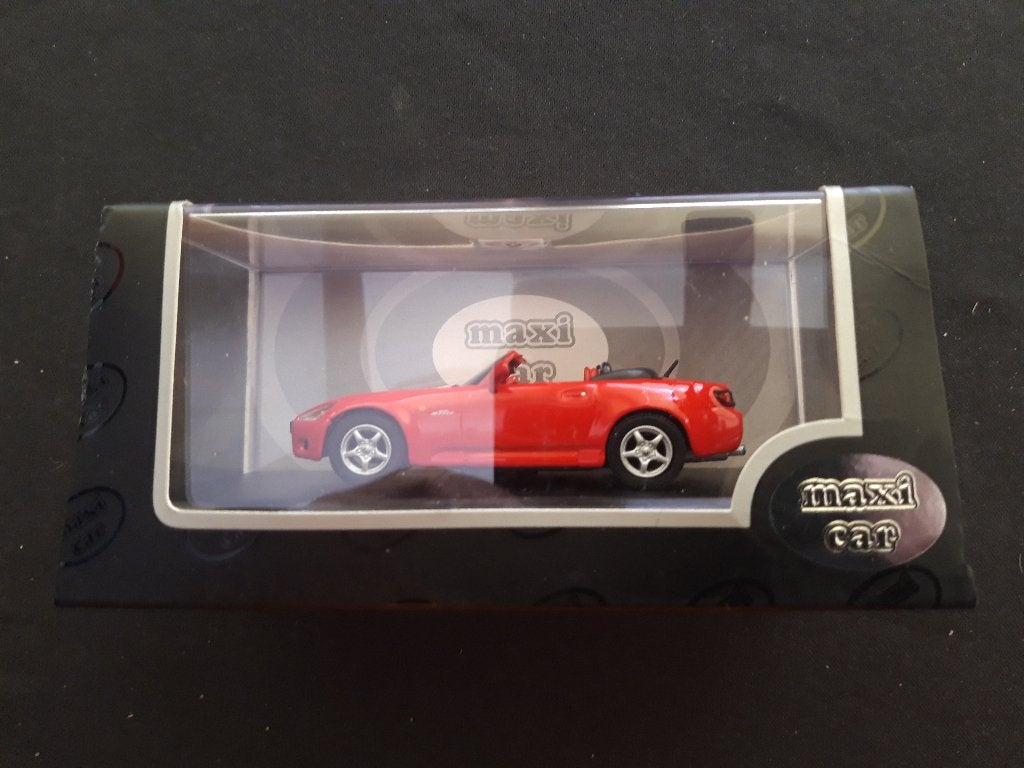 Honda S2000 rood - Maxi-Car - 1:43 - NIEUW in doos, Ophalen of Verzenden, Zo goed als nieuw, Auto, Overige merken