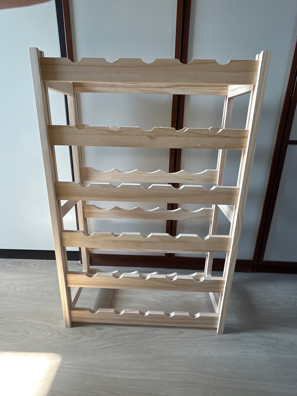 Houten wijnrek voor 24 flessen, (2 x, prijs per stuk), Ophalen, Zo goed als nieuw, 25 flessen of meer, 75 – 100