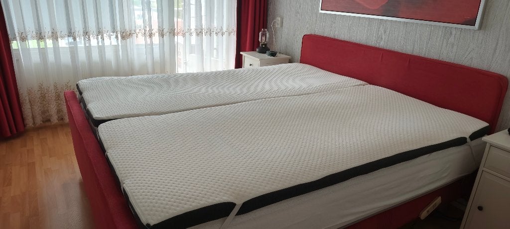 boxspring electriche, Ophalen, Gebruikt, Tweepersoons, 180 cm