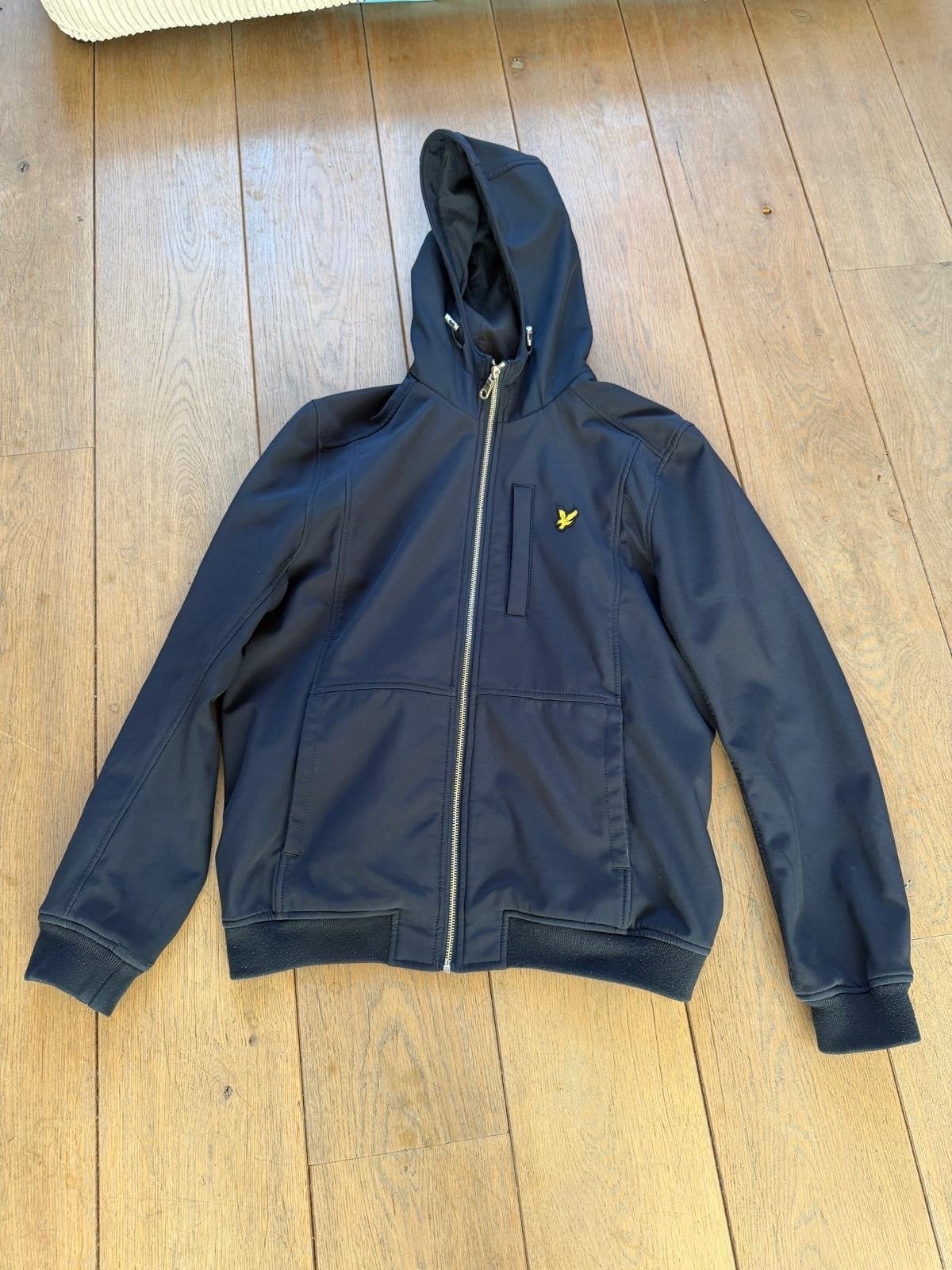 Lyle & Scott Softshell Jas Donkerblauw Maat S, Ophalen, Gedragen, Maat 46 (S) of kleiner, Blauw