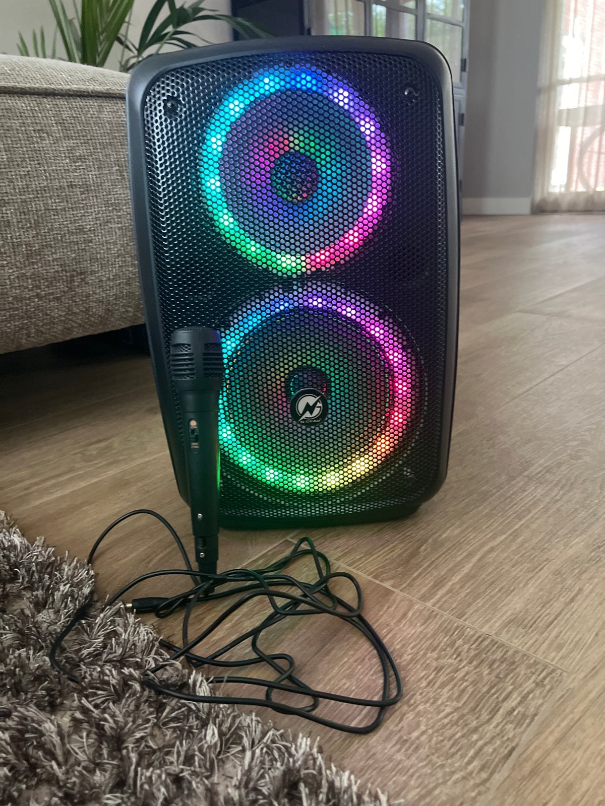 N-GEAR THE FLASH 860 Draagbare Party Speaker met Microfoon, Ophalen of Verzenden, Zo goed als nieuw, Luidspreker(s)