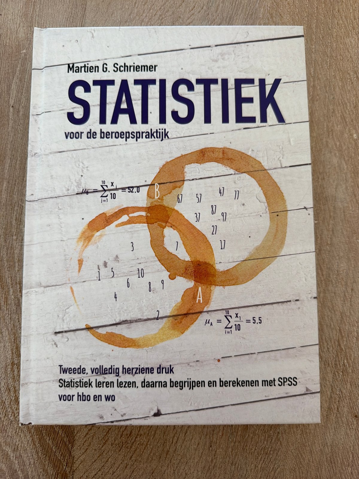 Statistiek voor de beroepspraktijk - Martien G. Schriemer, Ophalen of Verzenden, Beta, Zo goed als nieuw, HBO