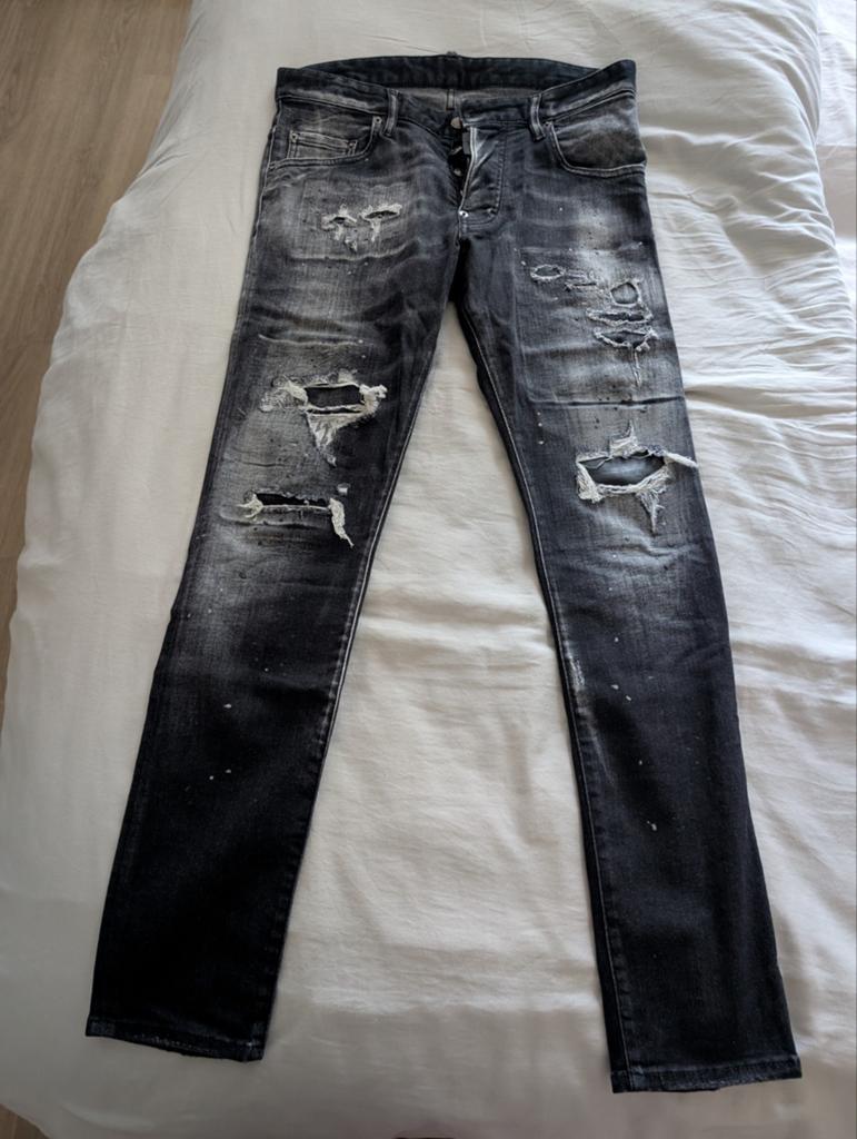Dsquared2 Skater Jeans Zwart Maat S (46), Kleding | Heren, Dsquared2, Zwart, W32 (confectie 46) of kleiner, Ophalen of Verzenden