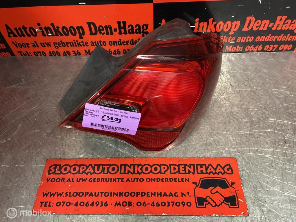 Opel Corsa E ('15-'19) Achterlicht Rechts | 39012622 |, Gebruikt, Opel, Ophalen of Verzenden, Opel