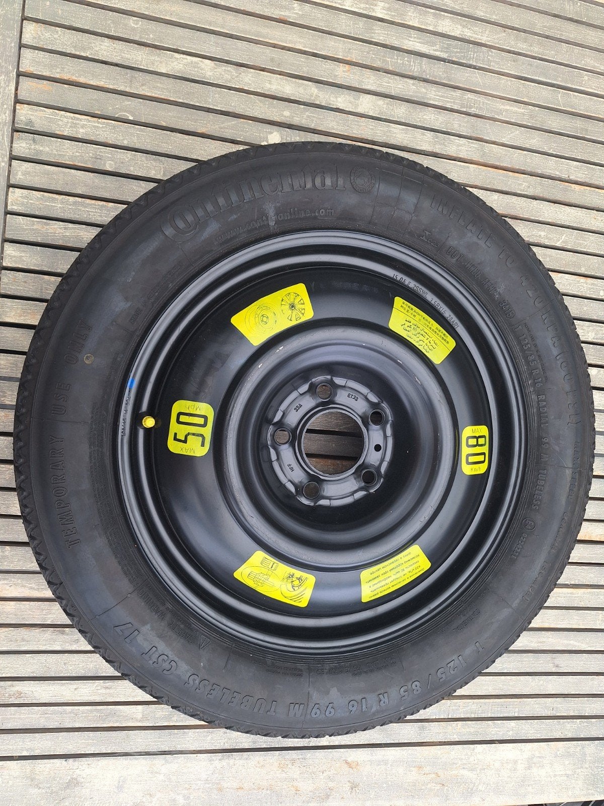 Continental thuiskomer 125/85 R16 99M, Auto-onderdelen, Banden en Velgen, Ophalen, Gebruikt, 16 inch, All Season