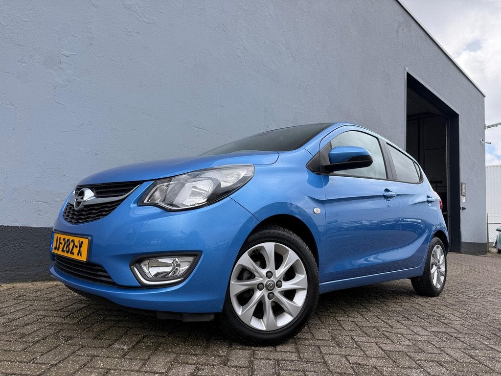 Opel KARL 1.0 ecoFLEX Cosmo - Lederen Bekleding, Auto's, Opel, Voorwielaandrijving, 839 kg, Gebruikt, Blauw