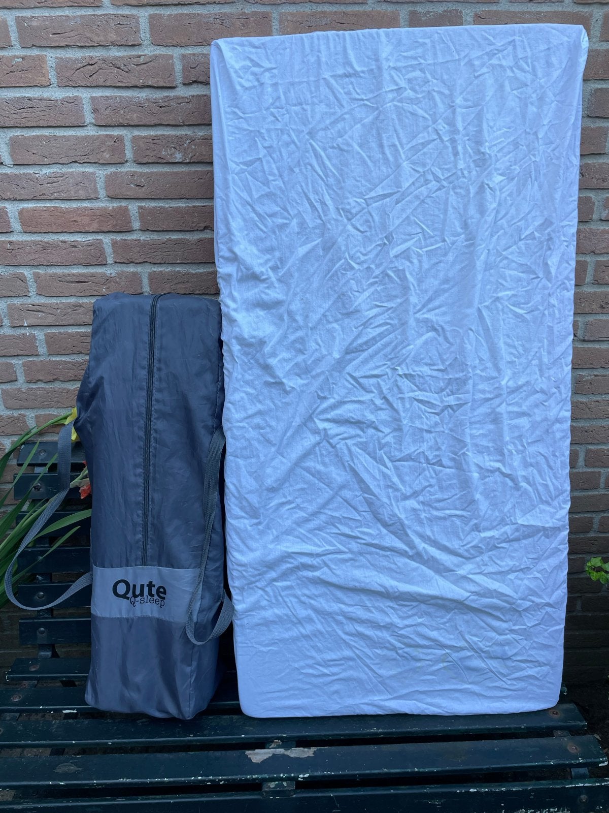 Qute Q-Sleep Reisbedje met Matras, Ophalen, Gebruikt, Reisbedje