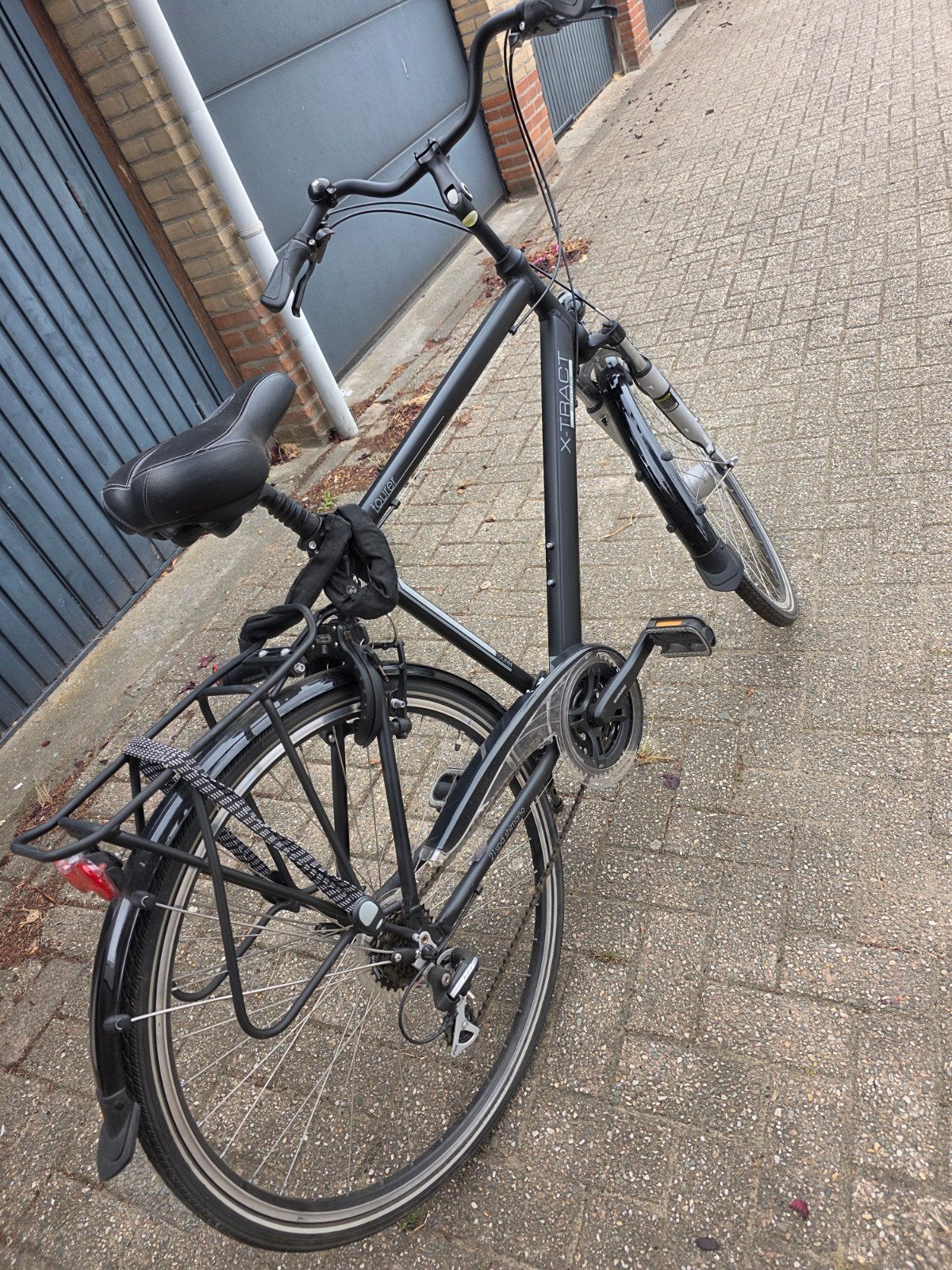 X-Tract Tourer Herenfiets – Inclusief Kettingslot & Accessoi, Ophalen, Gebruikt, Overige merken, Versnellingen
