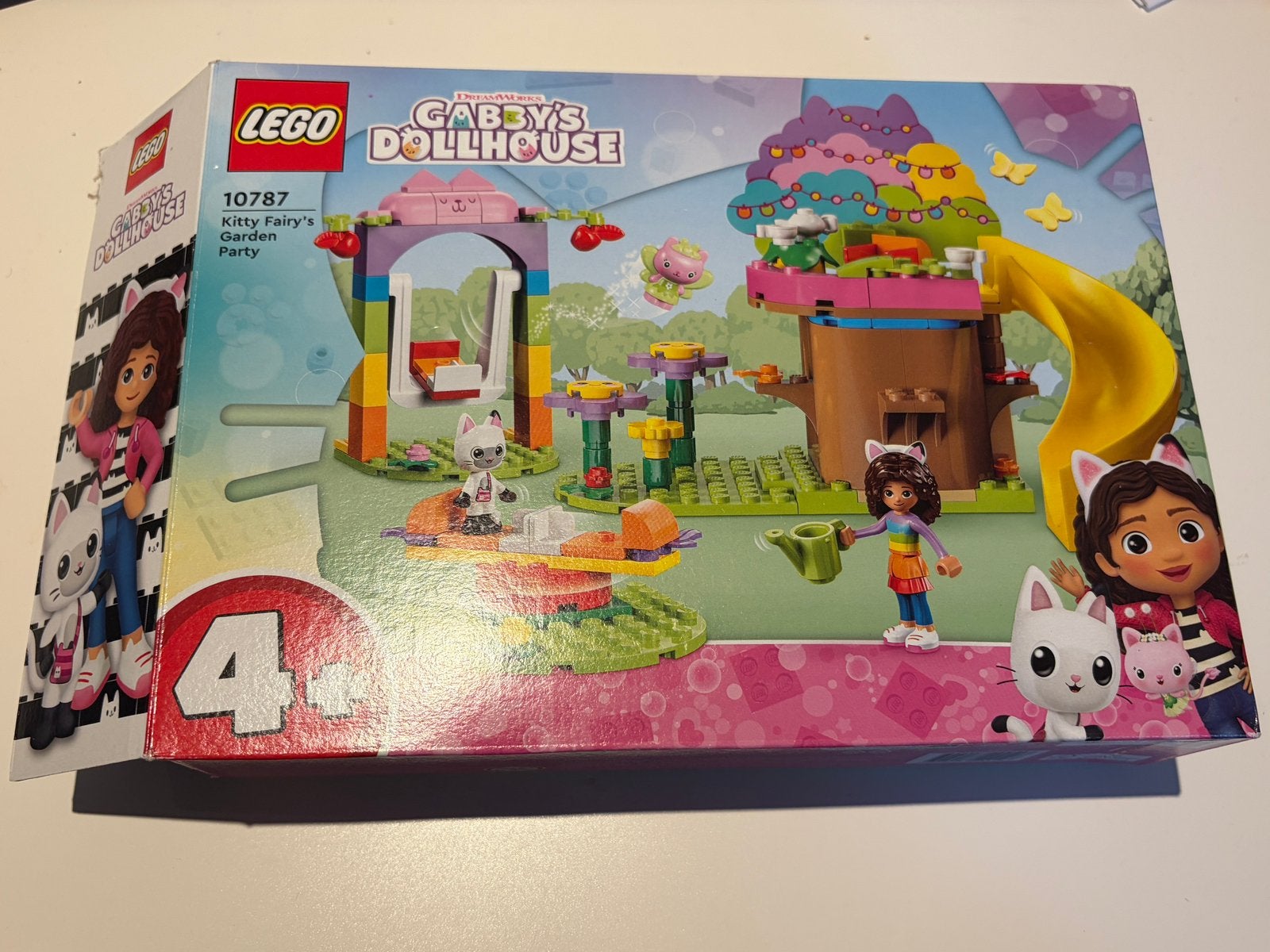 LEGO Gabby Kitty Fee's tuinfeestje, Ophalen of Verzenden, Meer dan 50 stukjes, Zo goed als nieuw, 6 jaar of ouder