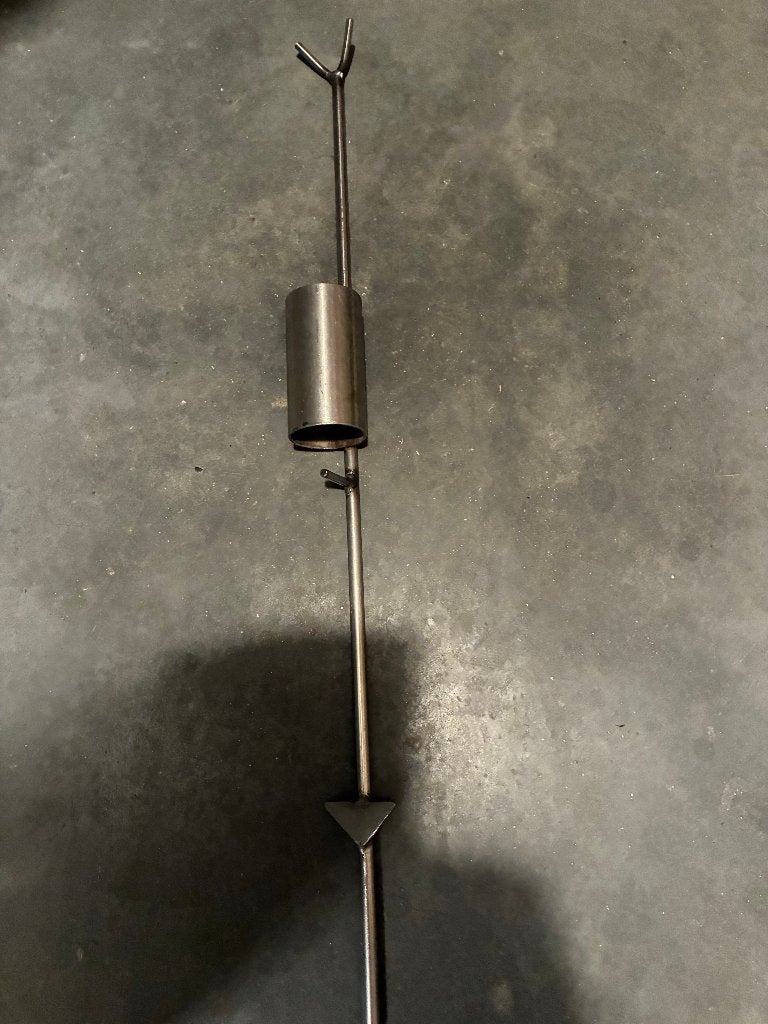 Hengelsteun voor Werphengel RVS 75 cm lang, Ophalen of Verzenden, Nieuw, Overige typen