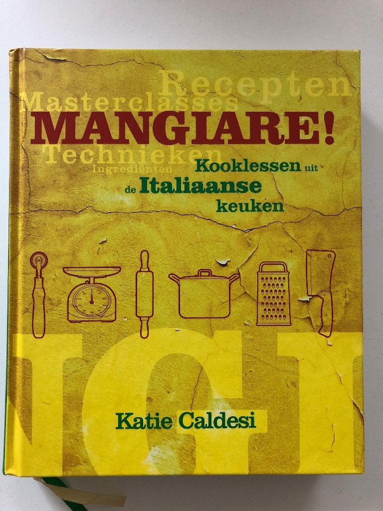 Mangiare!, Boeken, Kookboeken, Italië, Hoofdgerechten, Verzenden, Zo goed als nieuw
