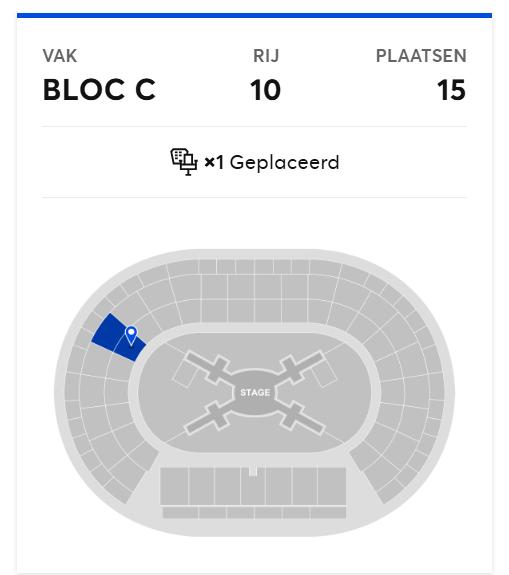 BTS World Tour in Brussels Day 1, Eén persoon
