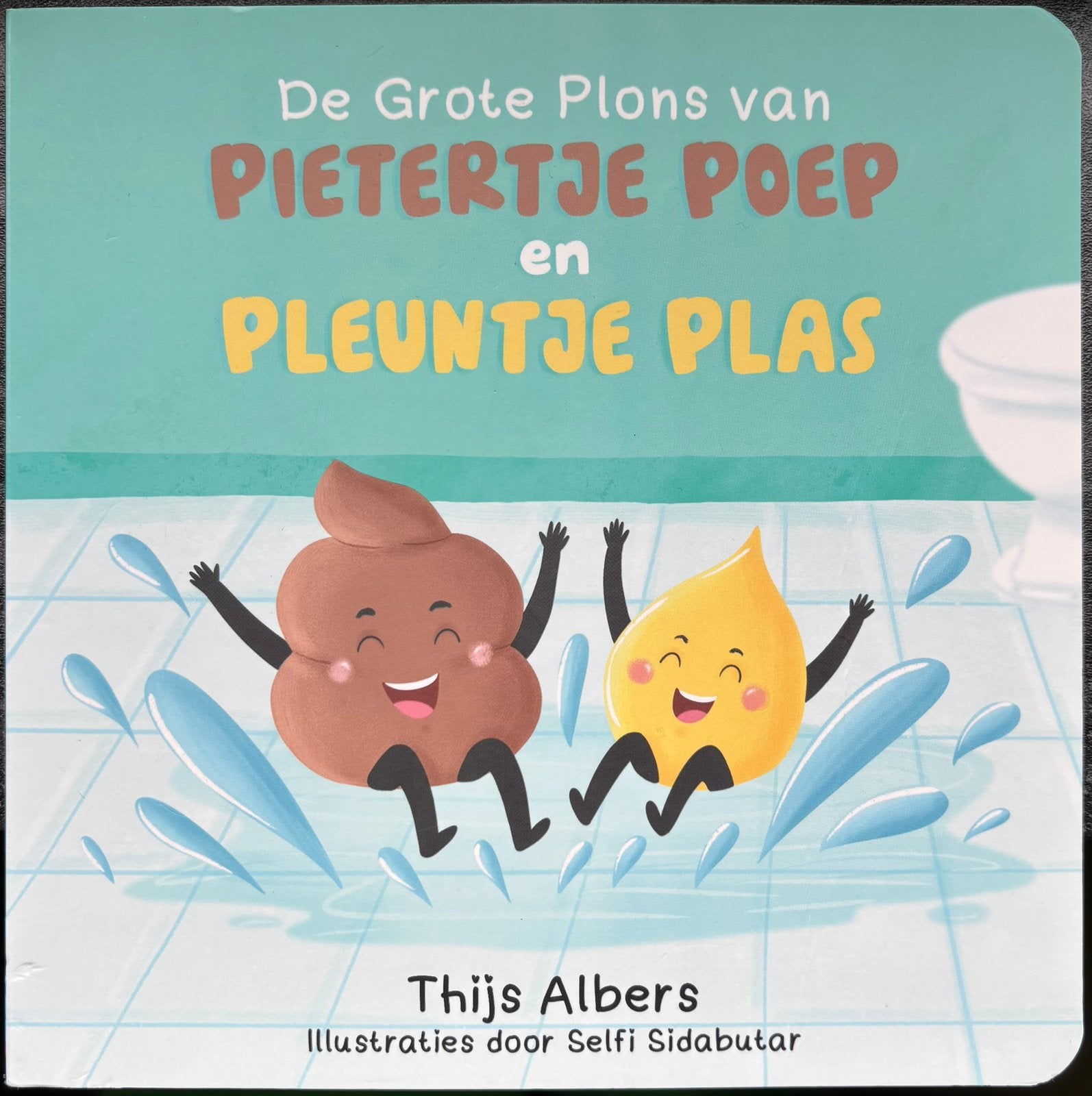 Zindelijkheid boek over pietertje poep en pleuntje plas, Boeken, Ophalen of Verzenden, Zo goed als nieuw, 2 tot 3 jaar