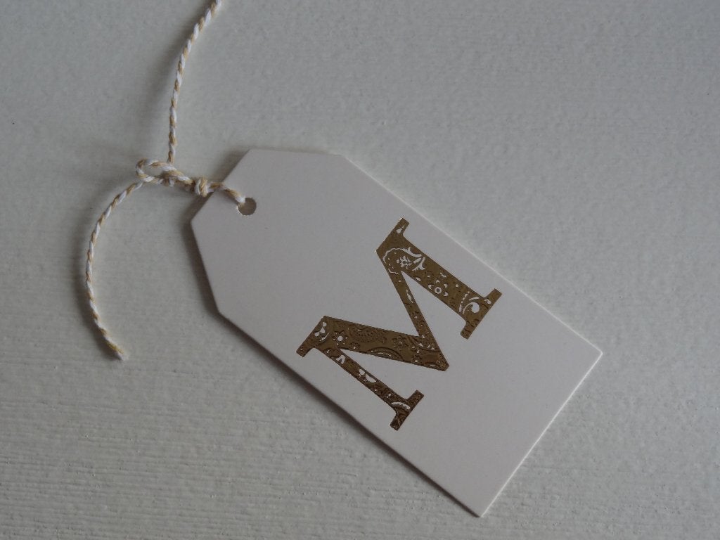 Rivièra Maison Cadeaukaartje Goudkleurige opdruk M >Snelle V, Ophalen of Verzenden, Zo goed als nieuw, Overige typen
