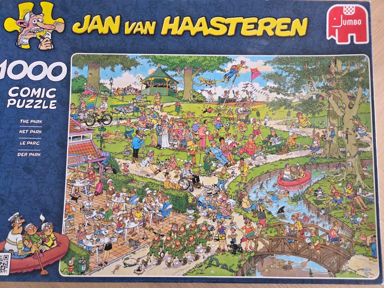 Jan van Haasteren - Het Park - 1000 stukjes, Ophalen, 500 t/m 1500 stukjes, Zo goed als nieuw, Legpuzzel