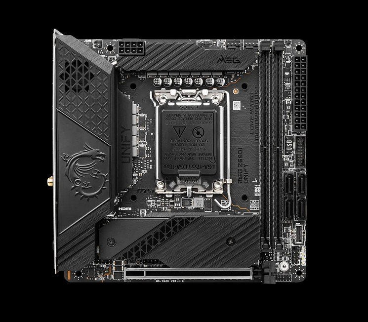 MSI MEG Z690i UNIFY ITX Motherboard, Computers en Software, Moederborden, Zo goed als nieuw, Intel, DDR5, Ophalen of Verzenden