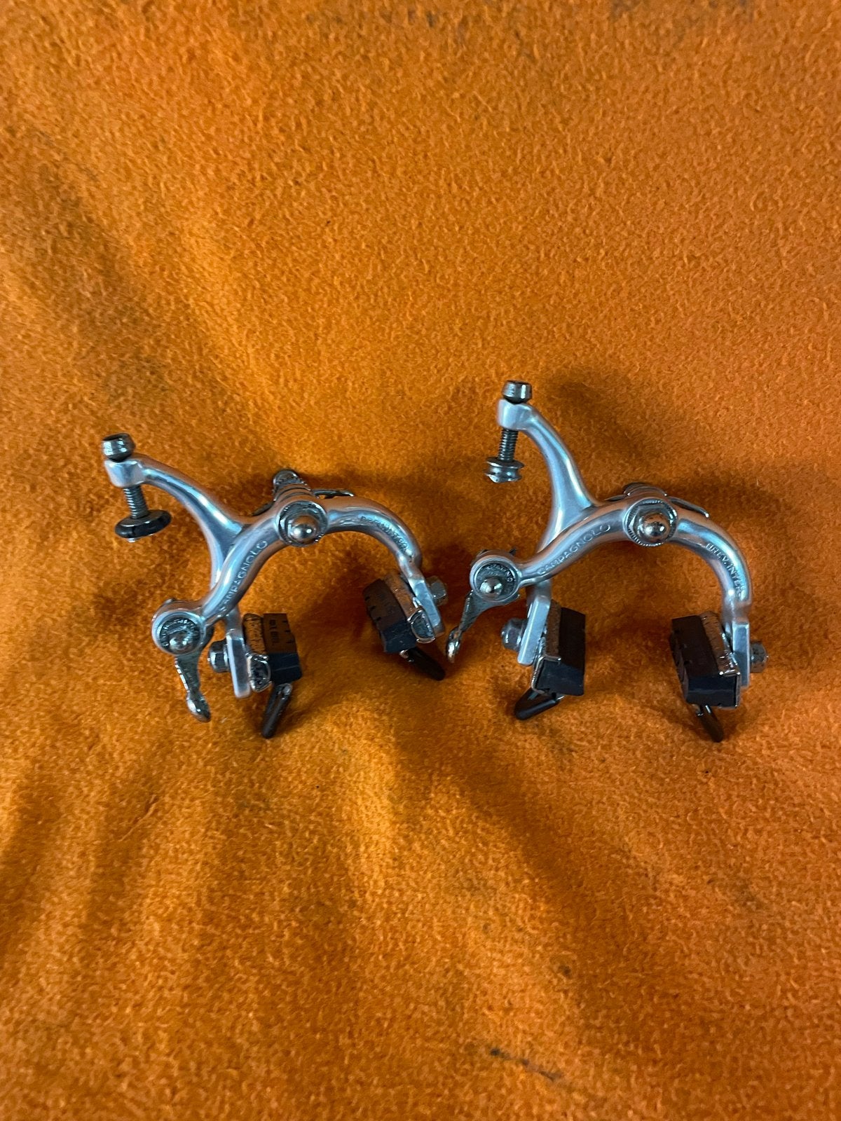 Campagnolo record Remmen Racefiets Remhoeven, Fietsen en Brommers, Fietsonderdelen, Gebruikt, Remmen, Aluminium, Racefiets, Verzenden