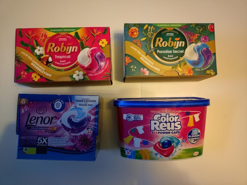 Robijn Wascapsules, was pads, power caps, Huis en Inrichting, Schoonmaakartikelen, Ophalen of Verzenden, Overige typen