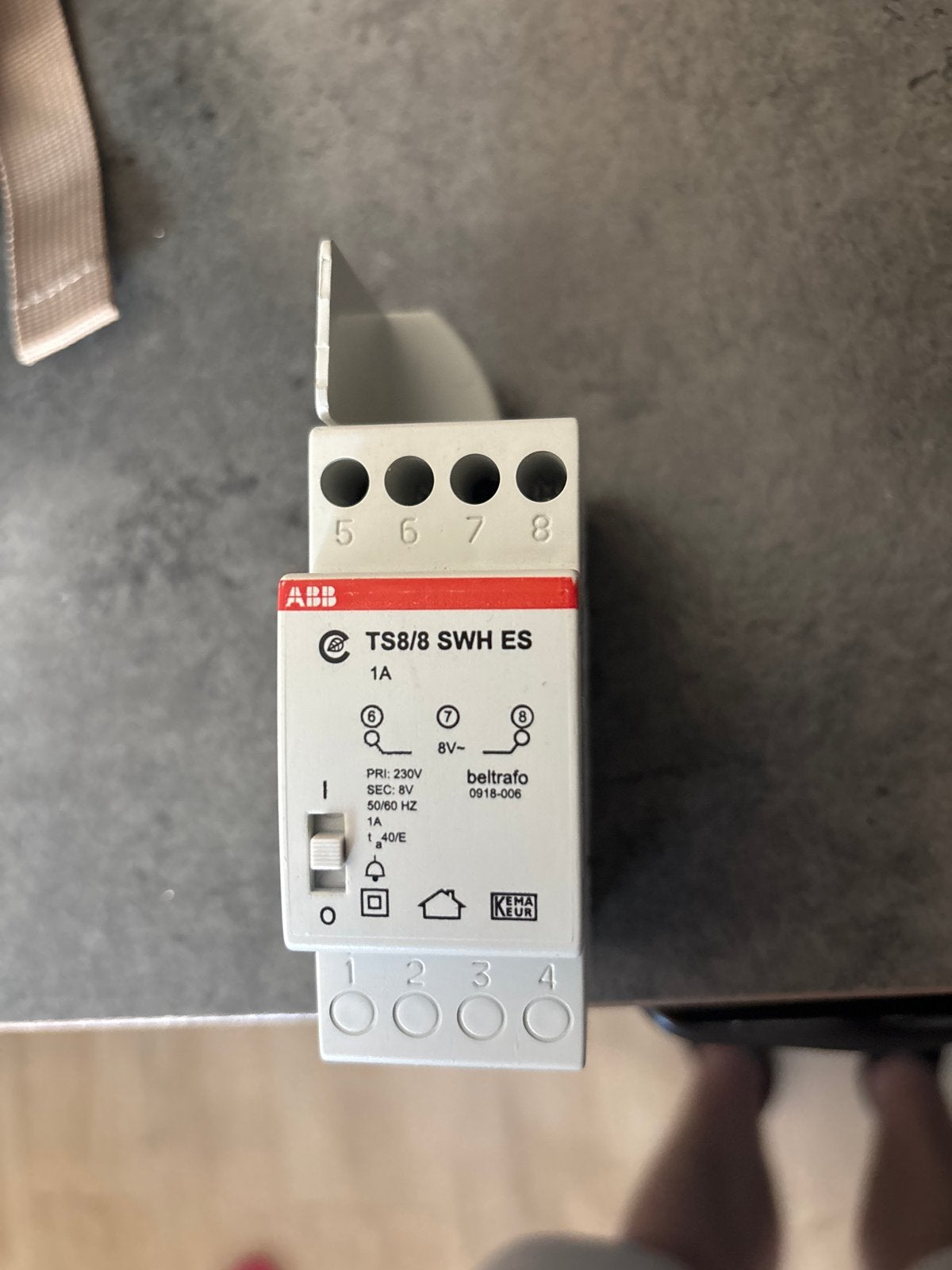 ABB Bel Trafo TS8/8 SWH ES, Ophalen of Verzenden, Gebruikt, Overige typen