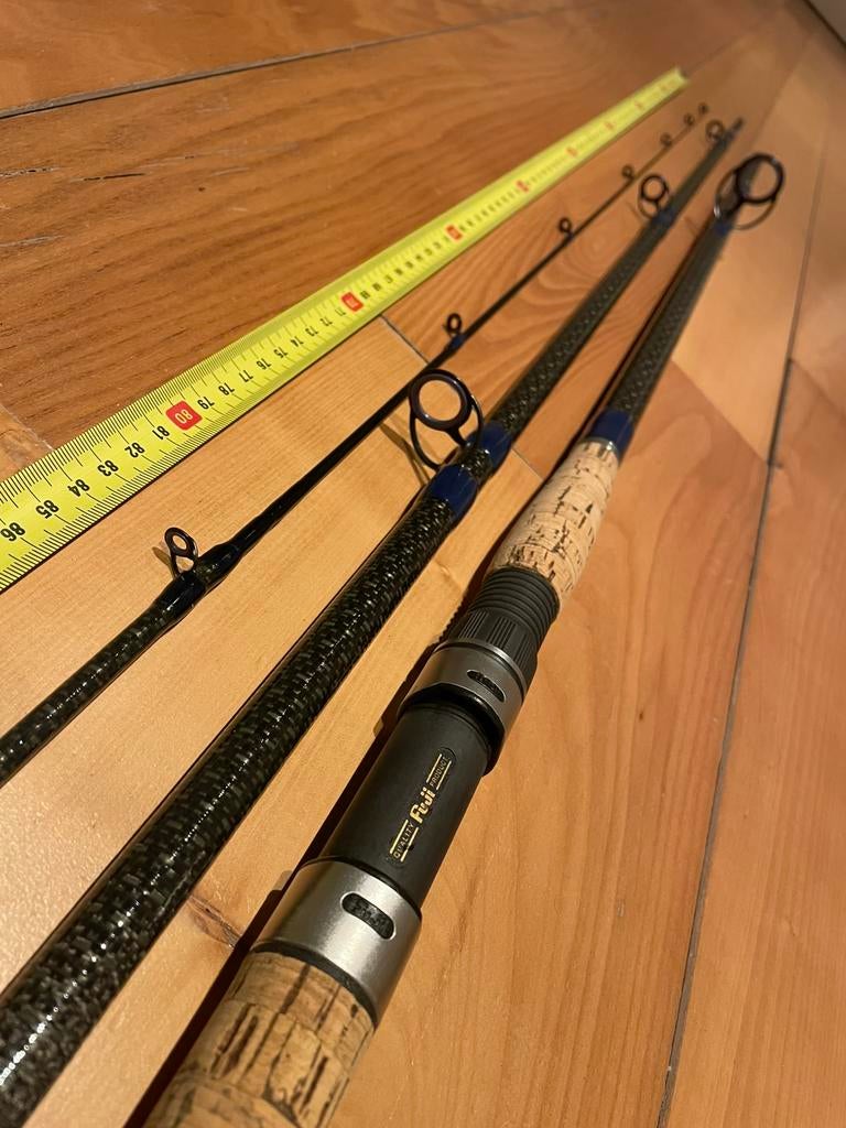 Handgemaakte kanaal Feeder hengel 420cm lang, heavy, Ophalen, Zo goed als nieuw, Werphengel