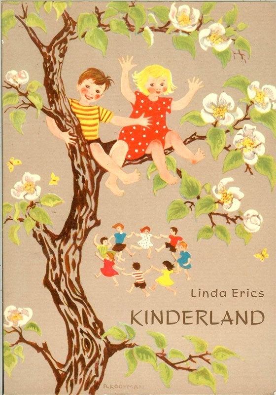 Linda Erics - KINDERLAND. Tekeningen R.Kooyman. Fraaie, Boeken, Ophalen of Verzenden, Zo goed als nieuw, Fictie algemeen