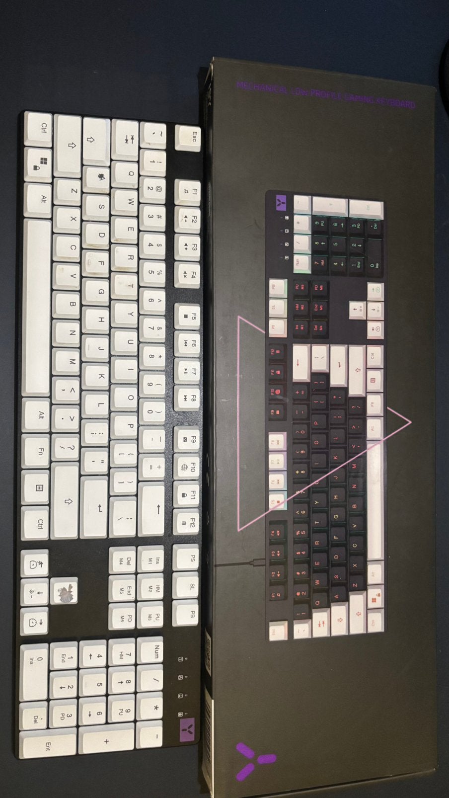 ISY IGK 6000-US mechanical gaming toetsenbord, Ophalen, Gaming toetsenbord, Zo goed als nieuw, Qwerty