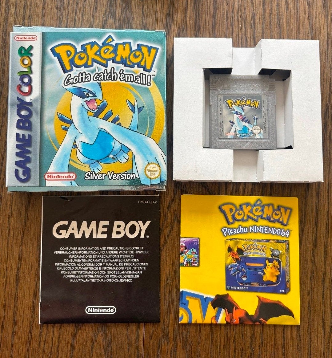 Pokémon Silver Version ( EU ) Game Boy Color, Spelcomputers en Games, Games | Nintendo Game Boy, Gebruikt, 1 speler, Ophalen of Verzenden
