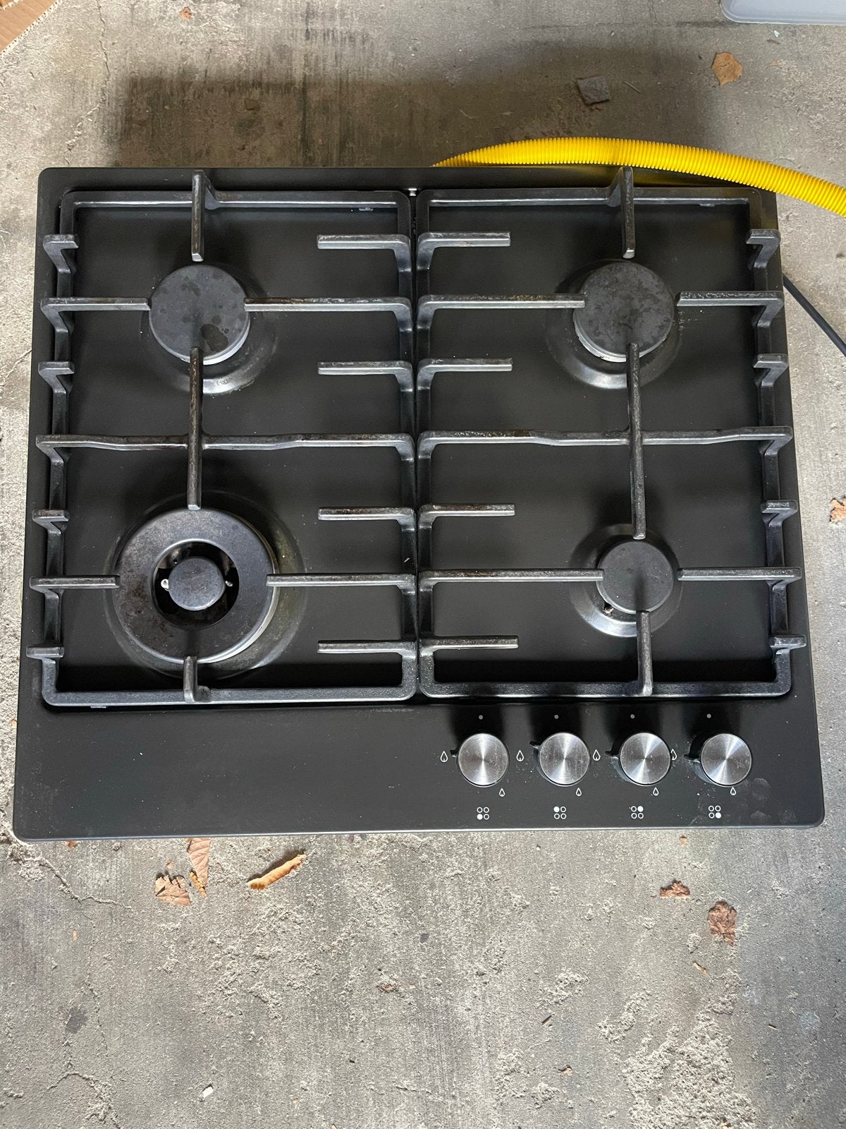 Ikea Livslaga HBT L00 G Gaskookplaat Zwart - Gebruikt, Gebruikt, Inbouw, Gas, Minder dan 45 cm