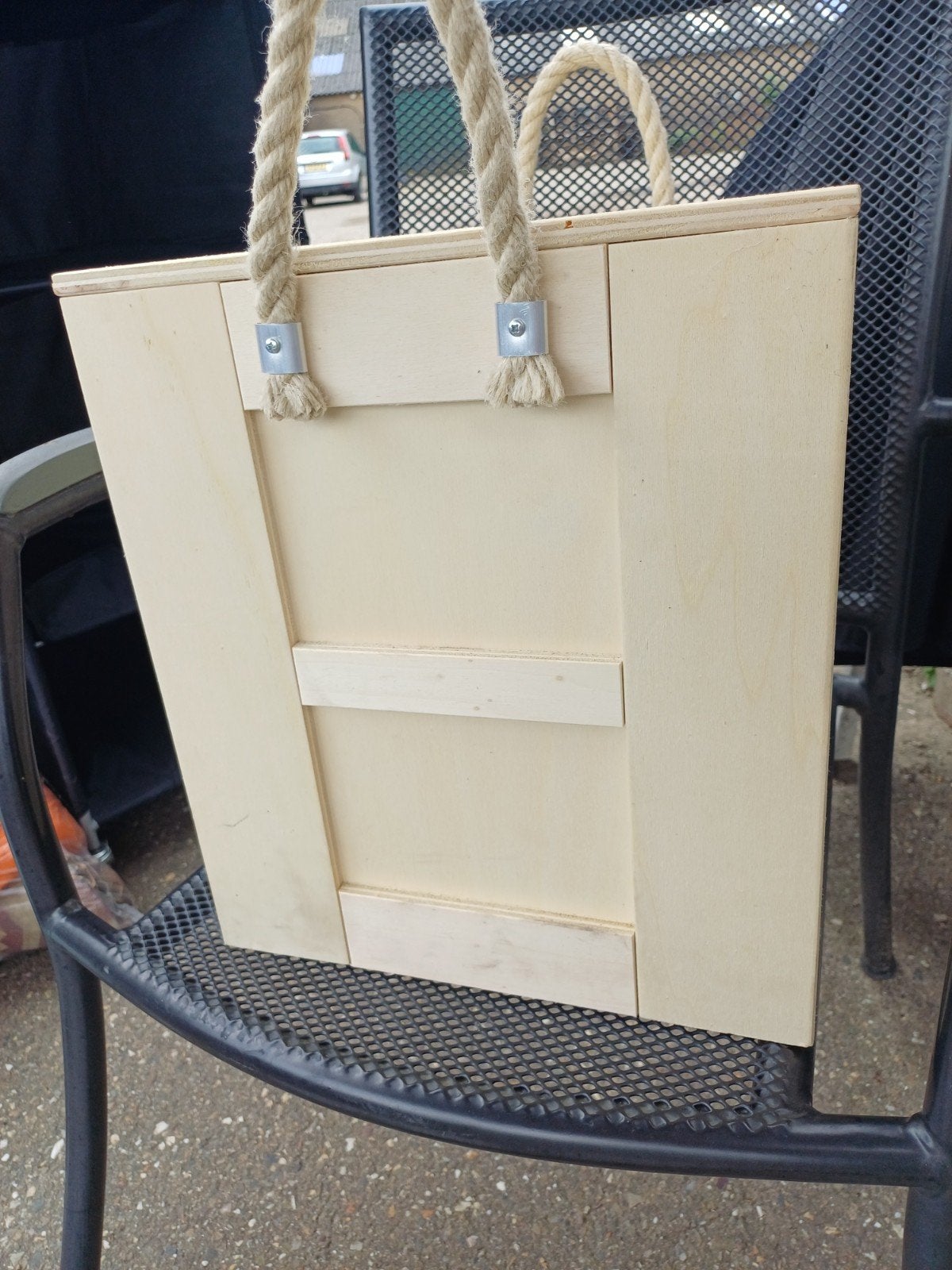 Nieuwe  houten kist met deksel., Huis en Inrichting, Ophalen, Nieuw, 50 tot 100 cm, Minder dan 50 cm