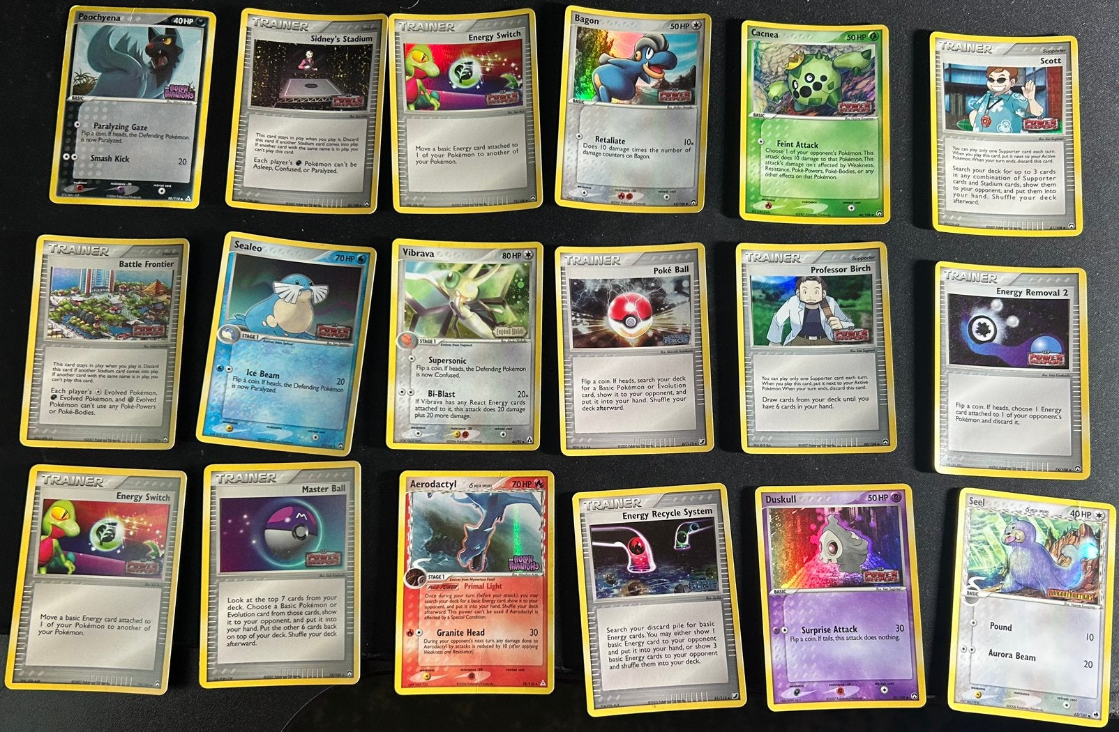 Reverse Holo Pokémon kaarten, Ophalen, Gebruikt, Meerdere kaarten, Foil