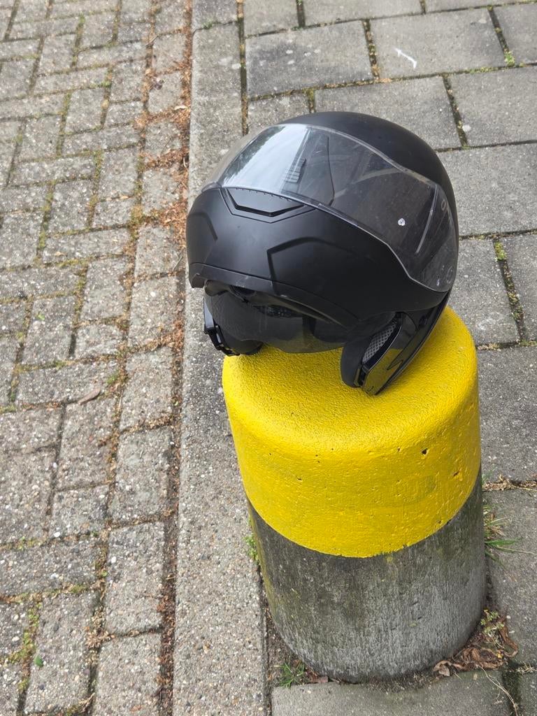 Zwarte scooterhelm - Maat L, Motoren, Dames, Jethelm, L, Tweedehands