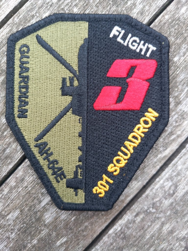 301 sqn Guardian flight 3, Verzenden, Luchtmacht, Nederland, Embleem of Badge
