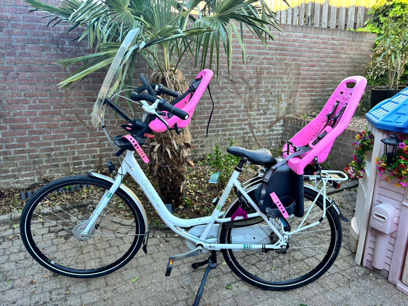 Gazelle bloom moederfiets, Ophalen, 2 zitjes, 56 cm of meer, Zo goed als nieuw