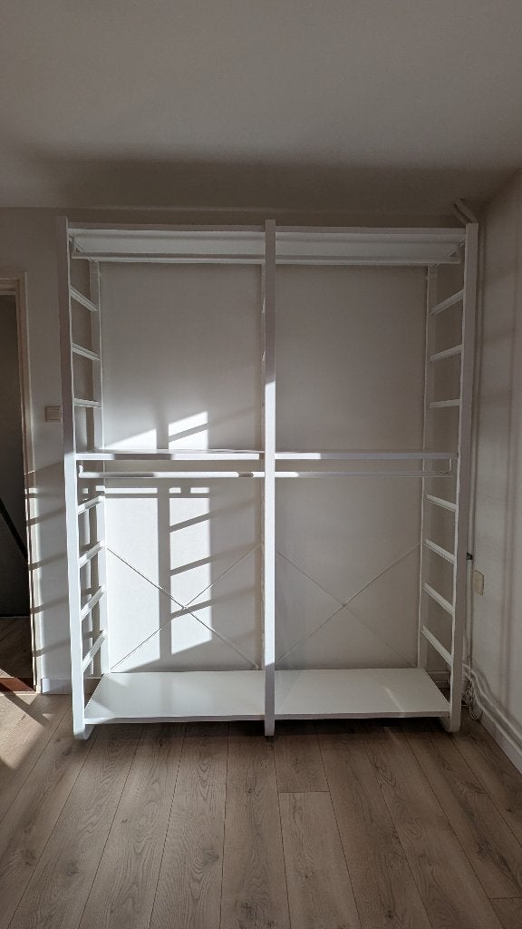 Ikea Elvarli kledingrek met 4 kledingroedes, Ophalen, Gebruikt