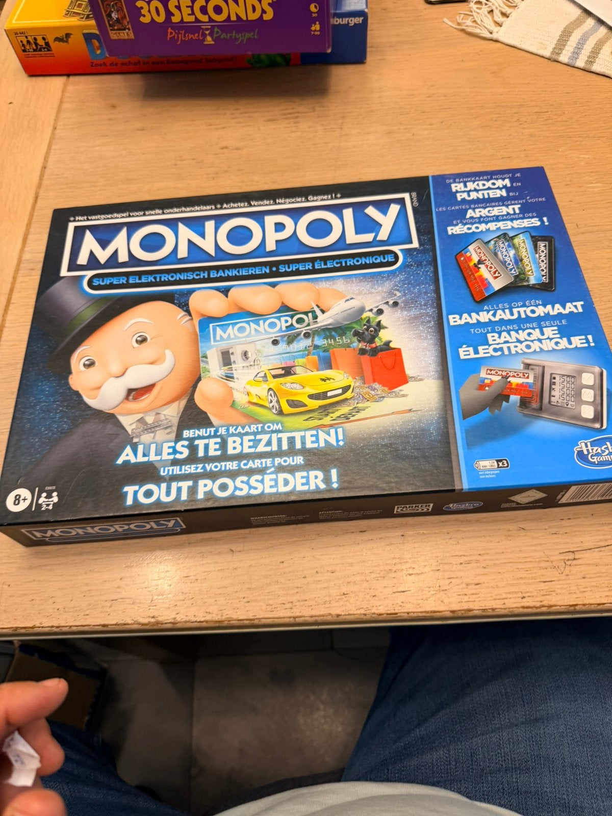 Monopoly super electronisch bankieren zgan, Hobby en Vrije tijd, Ophalen of Verzenden, Zo goed als nieuw