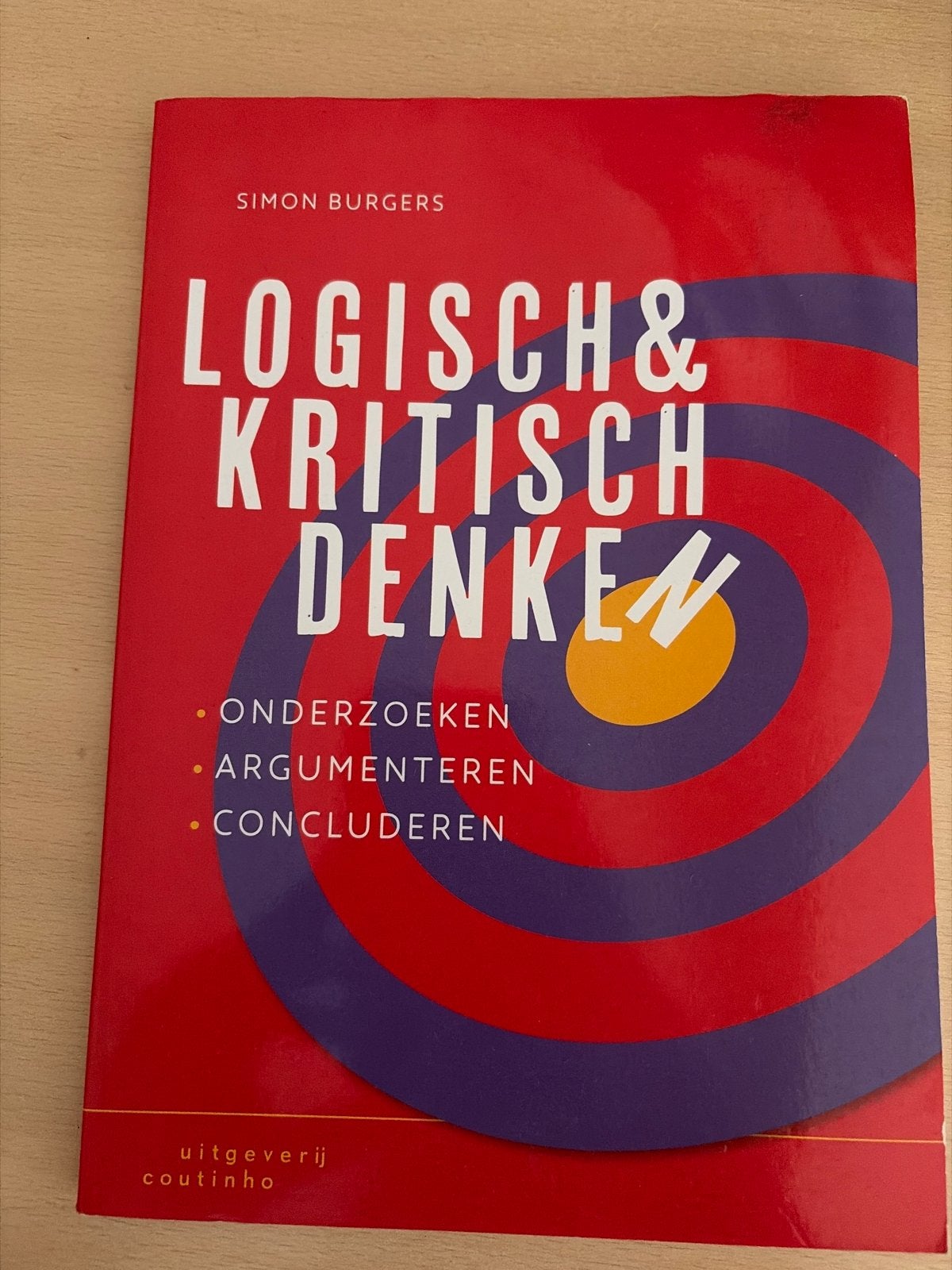 Logisch & Kritisch Denken - Simon Burgers, Ophalen of Verzenden, Gamma, Zo goed als nieuw, HBO