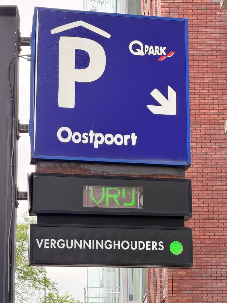 parkeerplaats te huur Amsterdam Oost, Ophalen of Verzenden, Nieuw