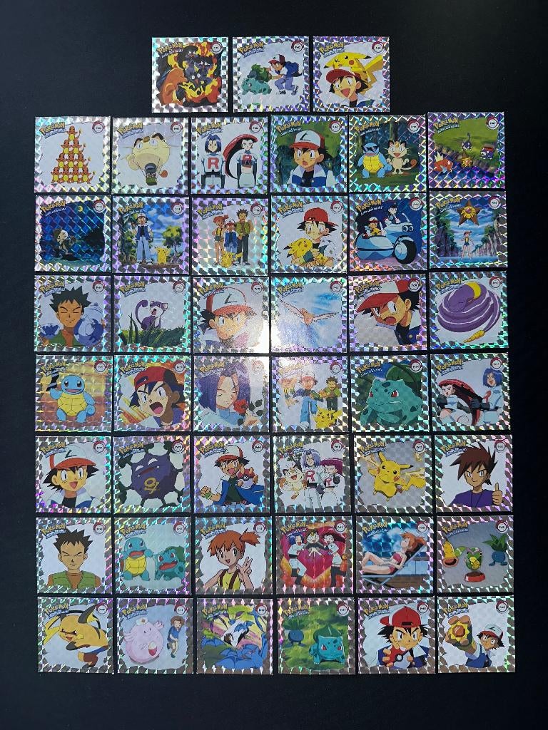 Pokemon Artbox Series One Silver Sticker Set 45 stickers, Hobby en Vrije tijd, Verzamelkaartspellen | Pokémon, Verzenden, Nieuw