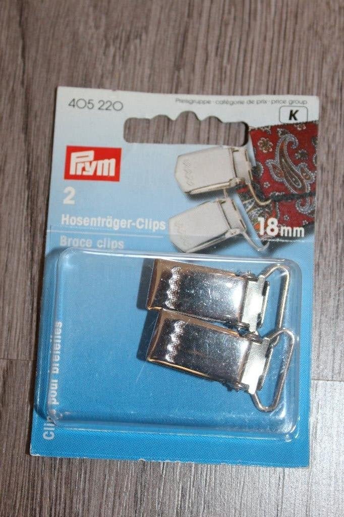 Prym 405220 Bretel clips - zilver - 18mm #2170, Ophalen of Verzenden, Nieuw, Rits of Sluiting
