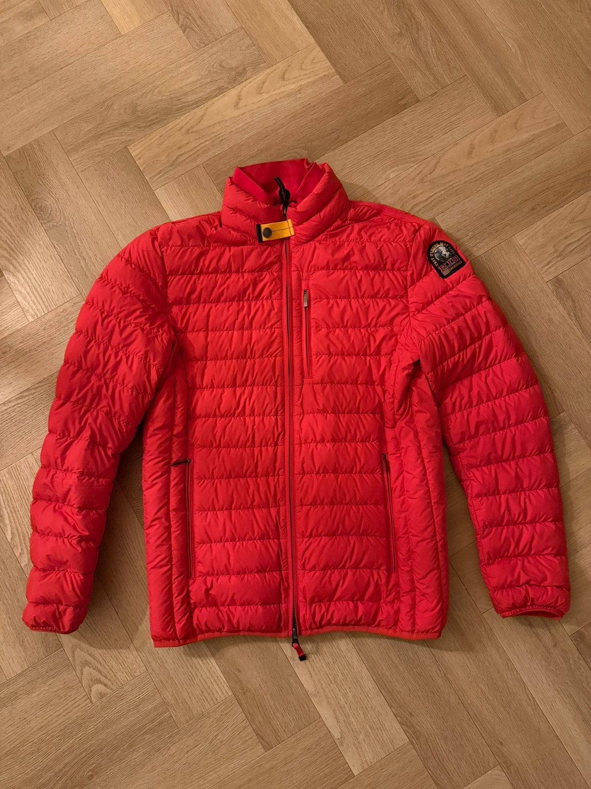 Originele Parajumpers Ugo donsjack – Maat M, Ophalen, Zo goed als nieuw, Maat 48/50 (M), Rood