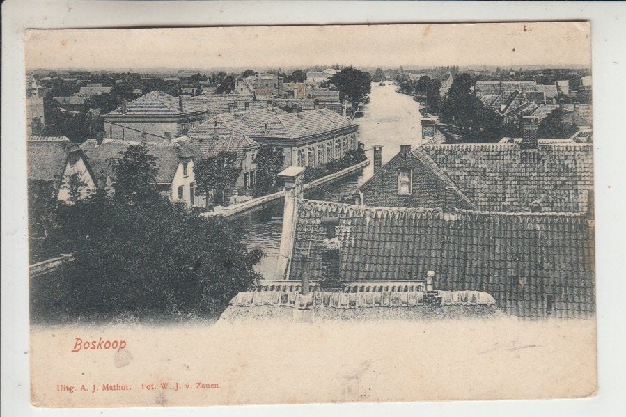 Boskoop, Ophalen of Verzenden, Voor 1920, Ongelopen, Zuid-Holland