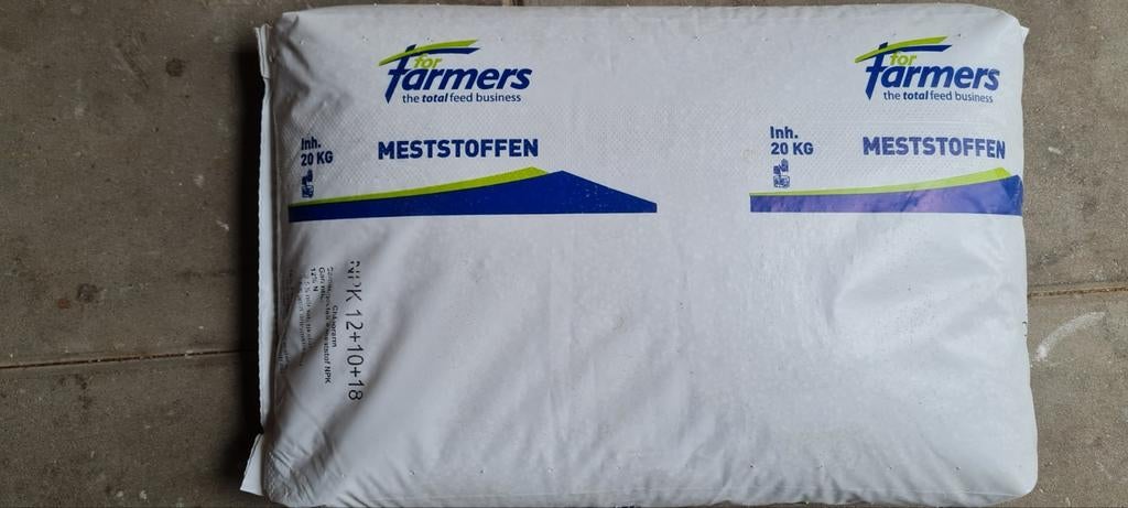 NPK 12-10-18 20kg, Tuin en Terras, Aarde en Mest, Ophalen of Verzenden, Kunstmest